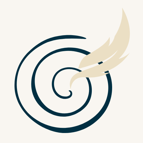 Spirale mit Feder_Zielberufung_Logo